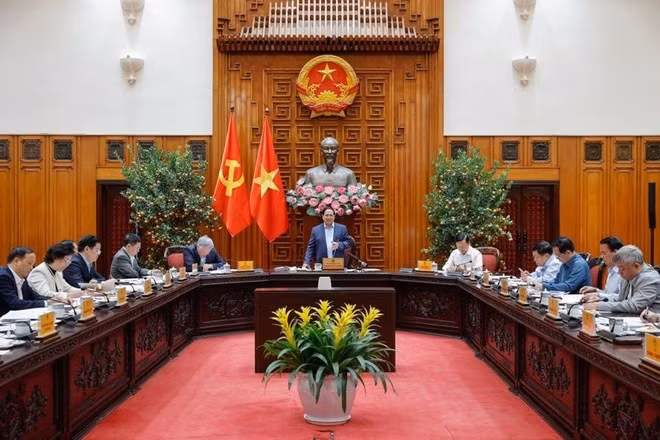 Lors de la réunion. Photo : Chinhphu.vn