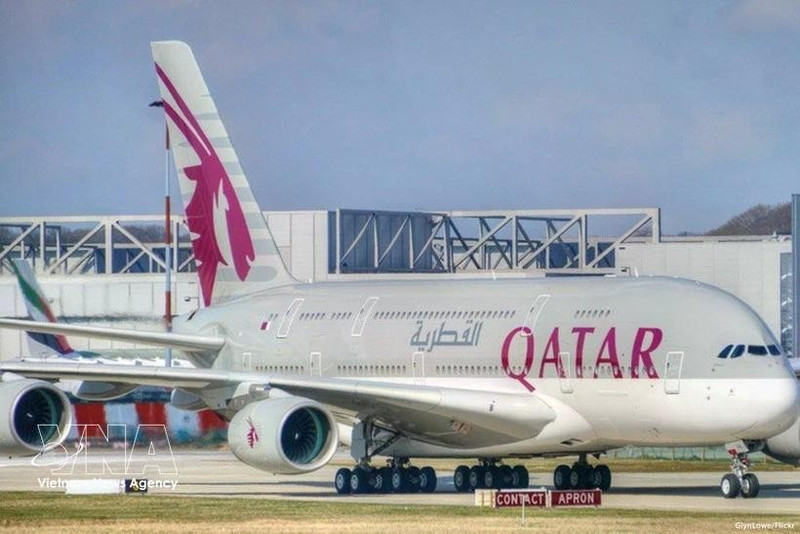 Qatar Airways poursuit l’annulation de vols entre le Vietnam et le Moyen-Orient. Photo: VNA 