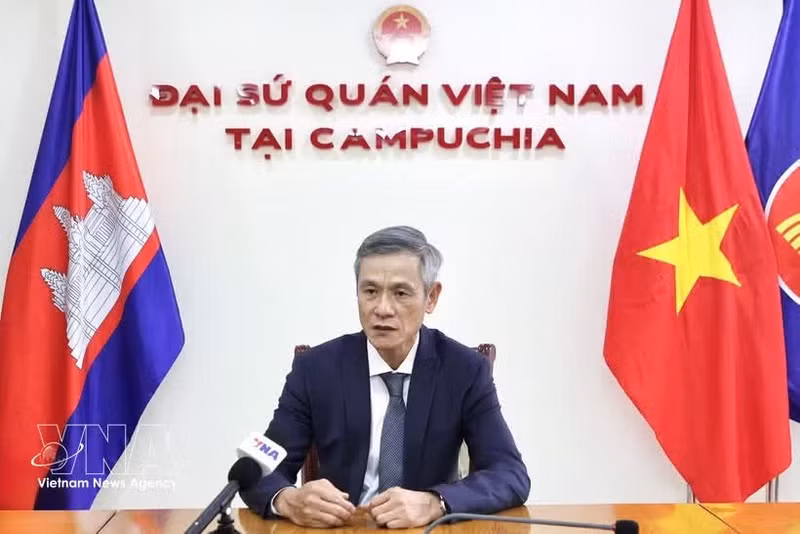 L’ambassadeur du Vietnam au Cambodge, Nguyen Minh Vu. Photo : VNA.