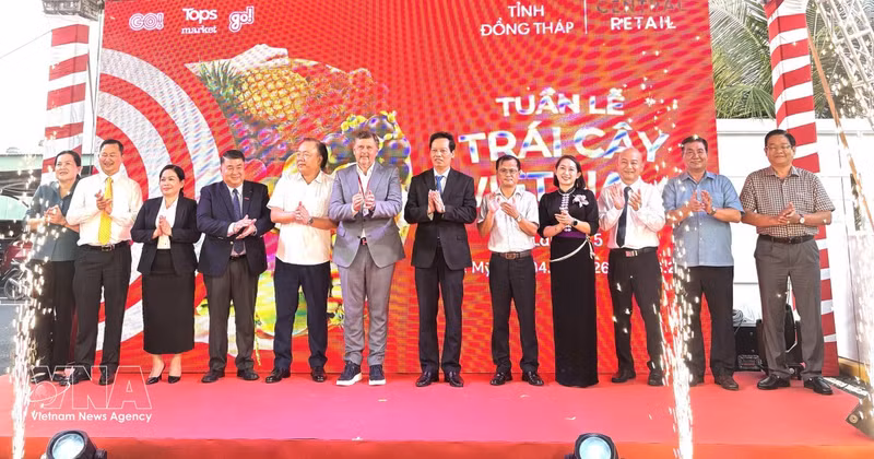 Cérémonie d'ouverture de la Semaine des fruits du Vietnam 2026. Photo : VNA. 