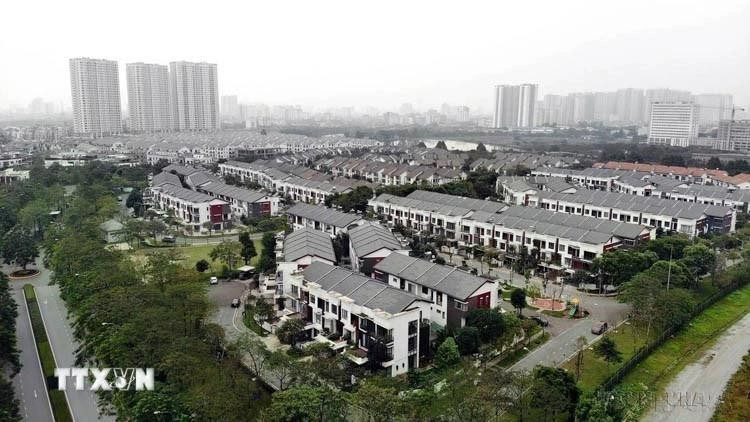 Projet d'appartements haut de gamme de Gamuda Gardens à Hanoï, financé par le groupe immobilier malaisien Gamuda Land. Photo : VNA. 
