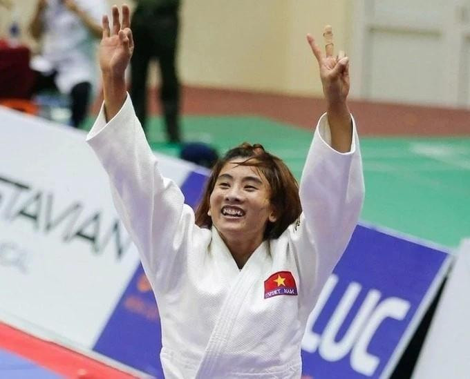 Hoang Thi Tinh est la seule représentante du Vietnam à participer au aux Championnats du monde de judo 2025. Photo : thethaovietnamplus.vn 