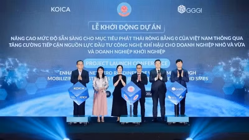 Cérémonie de lancement du projet.