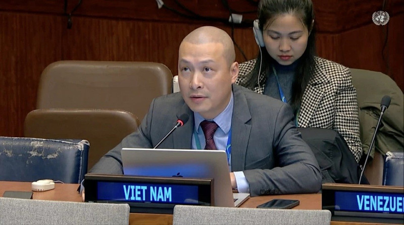 Le ministre-conseiller Nguyen Hoang Nguyen, chef adjoint de la Mission permanente du Vietnam auprès de l’ONU. Photo : baoquocte.