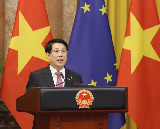 Le président vietnamien Luong Cuong. Photo: VNA