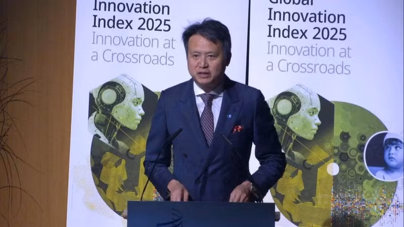 M. Daren Tang, directeur général de l’OMPI. Capture d’écran.