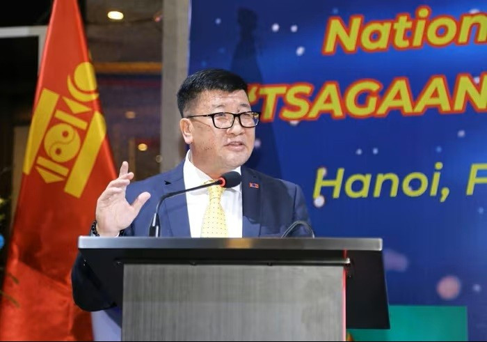 L’ambassadeur de Mongolie au Vietnam, Jigjee Sereejav. Photo : baoquocte.