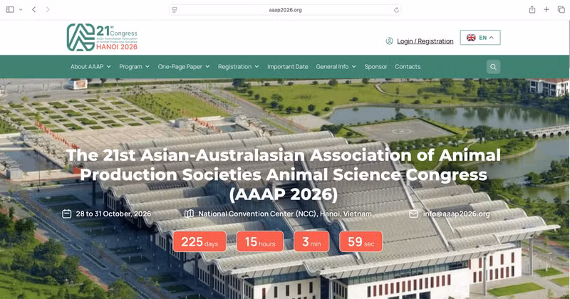 Site web officiel www.aaap2026.org de l'AAAP 2026. Photo : aaap2026.org.png 