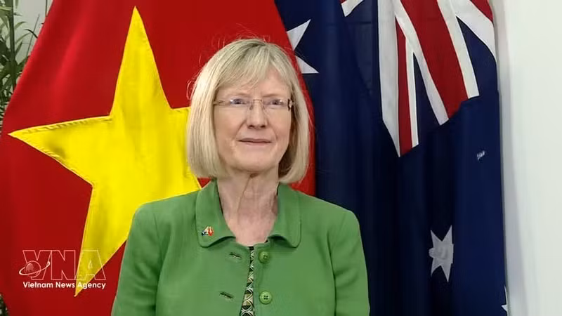 L'ambassadrice d'Australie au Vietnam, Gillian Bird. Photo : VNA.