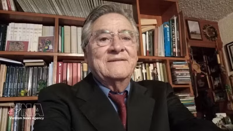 Le ournaliste Pedro Estrada Vega. Photo : VNA.