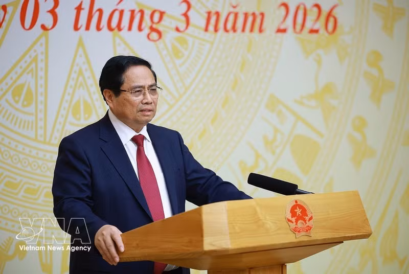 Le Premier ministre Pham Minh Chinh. Photo : VNA