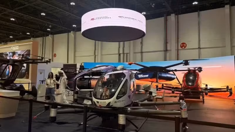 Espace d'exposition de produits lors de l'événement « Make it in the Emirates 2026 ». Photo: Aambassade du Vietnam aux Émirats arabes unis