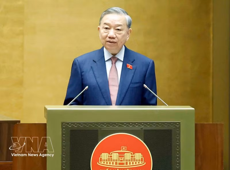 Le secrétaire général du Parti communiste du Vietnam To Lam. Photo : VNA.