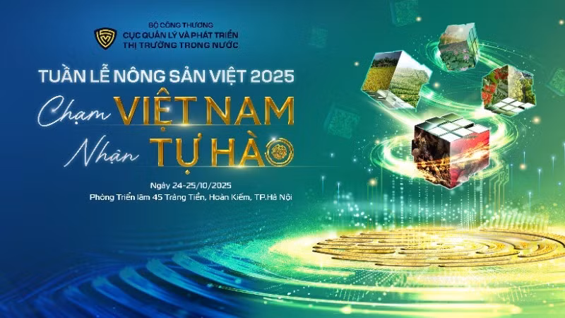 La Semaine des produits agricoles vietnamiens 2025 se tiendra officiellement les 24 et 25 octobre. Photo: NDEL