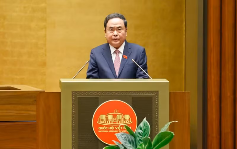Le président de l’Assemblée nationale Trân Thanh Mân assure la présidence du Conseil électoral national. Photo : VNA.