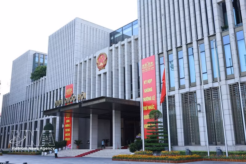 Maison de l'Assemblée nationale vietnamienne à Hanoï. Photo : VNA.