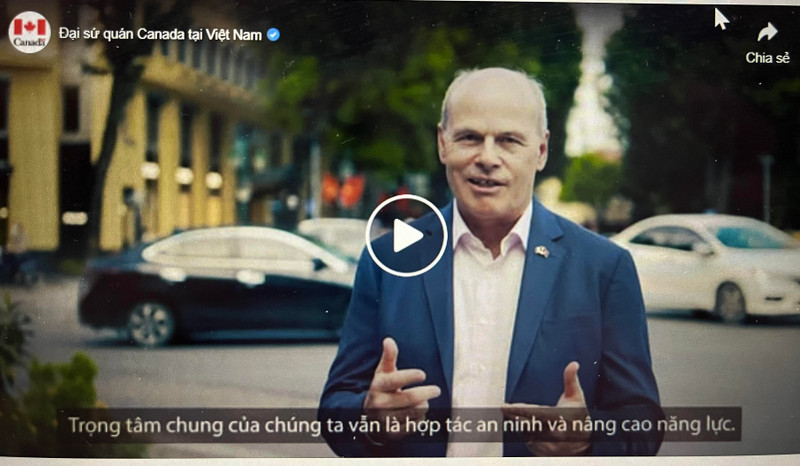 Le nouvel ambassadeur du Canada au Vietnam, Jim Nickel. Photo : baoquocte.vn