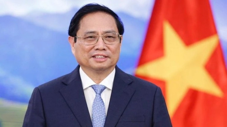 Le Premier ministre Pham Minh Chinh. Photo : NDEL.