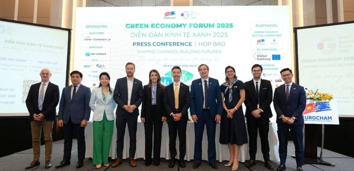 Le Forum économique vert 2025 poursuit l’initiative verte de l’EuroCham afin de transformer les ambitions climatiques en actions concrètes. Photo : EuroCham.