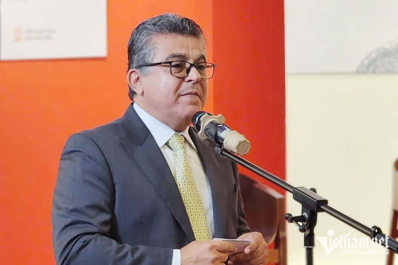 L'ambassadeur de Palestine au Vietnam, Saadi Salama. Photo : VOV