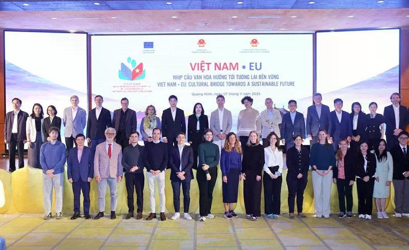 La 2e édition de la Journée Vietnam-UE, placée sous le thème « Pont culturel vers un avenir durable ». Photo : baoquocte.vn
