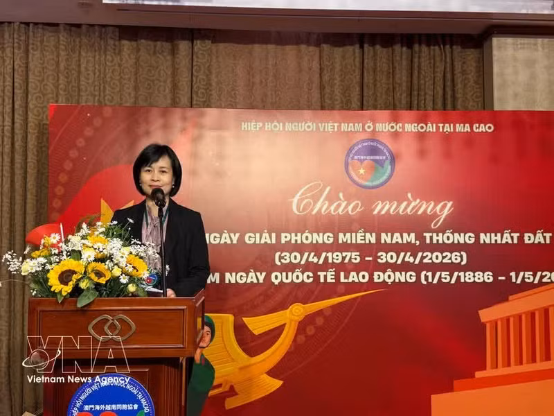 La consule générale du Vietnam à Hong Kong et à Macao (Chine), Le Duc Hanh. Photo: VNA