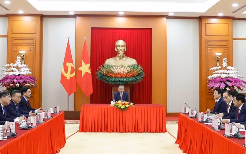Le secrétaire général du Parti communiste du Vietnam, Tô Lâm. Photo : VNA.
