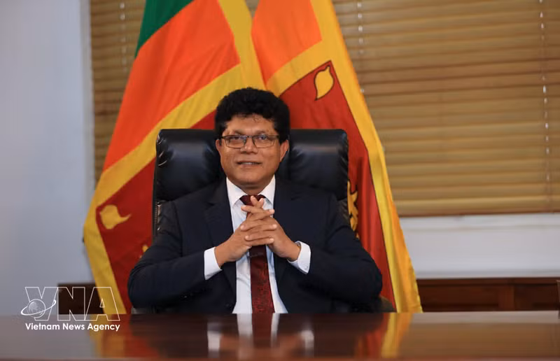 Dammika Patabendi, ministre sri-lankais de l'Environnement et président de l'Association d'amitié parlementaire Sri Lanka-Vietnam. Photo : VNA