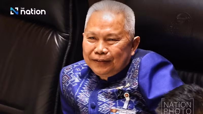 Sophon Saram, du parti Bhumjaithai, est élu président de la Chambre des représentants de Thaïlande le 15 mars 2026. Photo : nationthailand.com