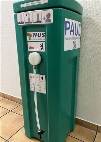 Unité mobile de traitement de l’eau PAUL (Portable Aqua Unit for Lifesaving). Photo : VNA