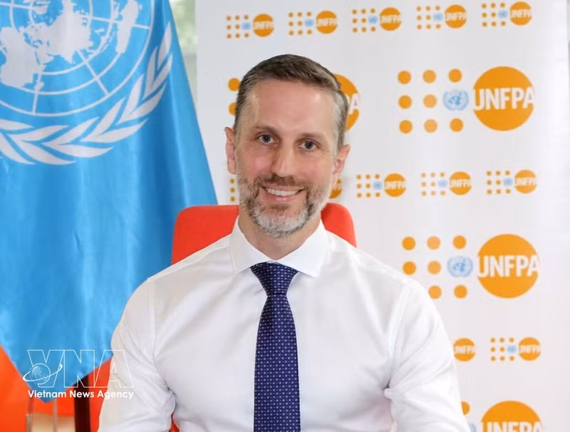 Matt Jackson, représentant du Fonds des Nations unies pour la population (UNFPA) au Vietnam. Photo : VNA.