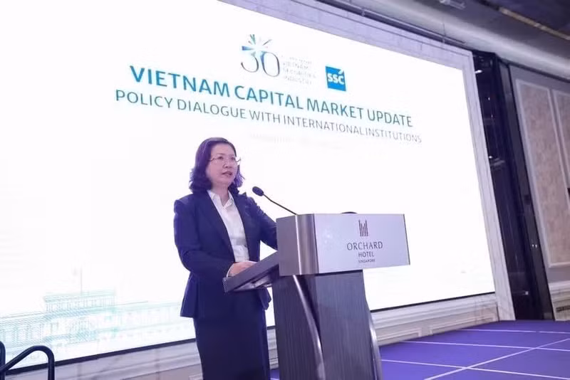 La présidente de la SSC, Vu Thi Chan Phuong. Photo : SSC