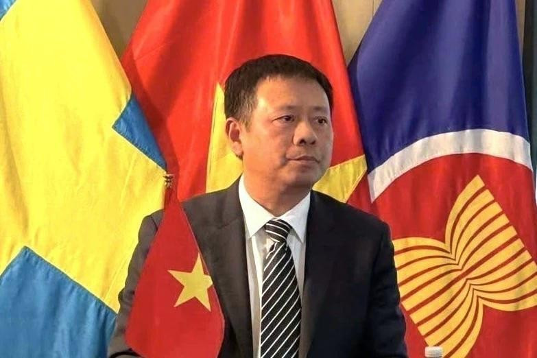 L’ambassadeur du Vietnam en Suède, Tran Van Tuan. Photo : VNA.