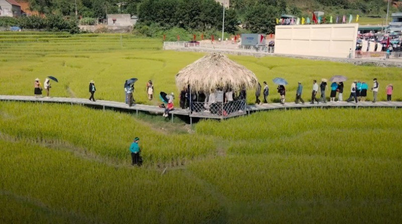 La Fête de la saison dorée de la région de Soong Co à Tien Yen. Photo : NDEL