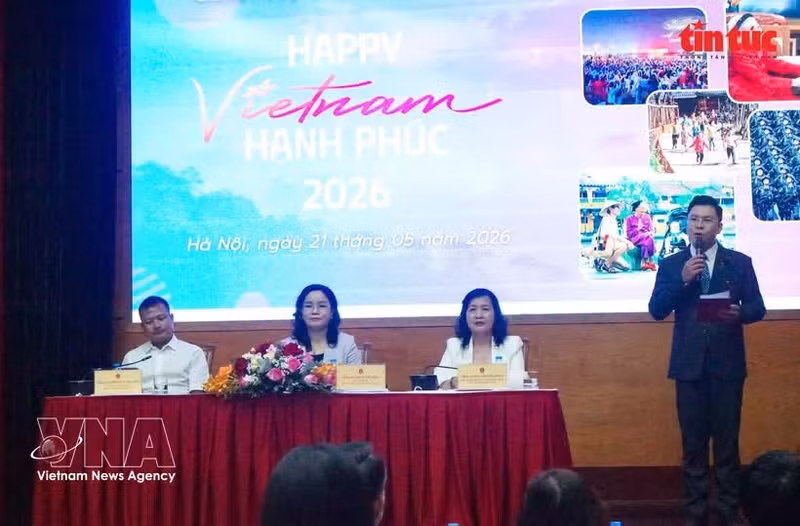 Cérémonie de lancement du concours de photos et de vidéos « Happy Vietnam 2026 », destiné à promouvoir la sensibilisation aux droits de l’homme. Photo : VNA.