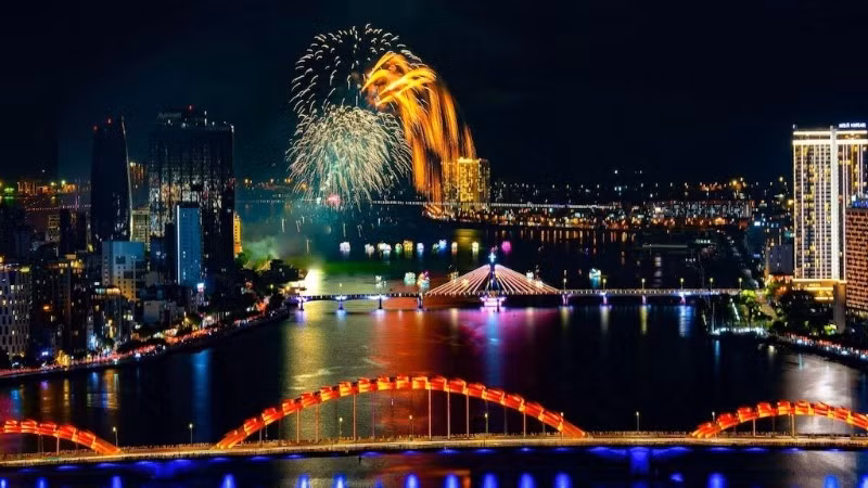 Le Festival international de feux d’artifice de Da Nang (DIFF) 2026 se tiendra du 30 mai au 11 juillet sous le thème "Da Nang – United Horizons". Photo : NDEL