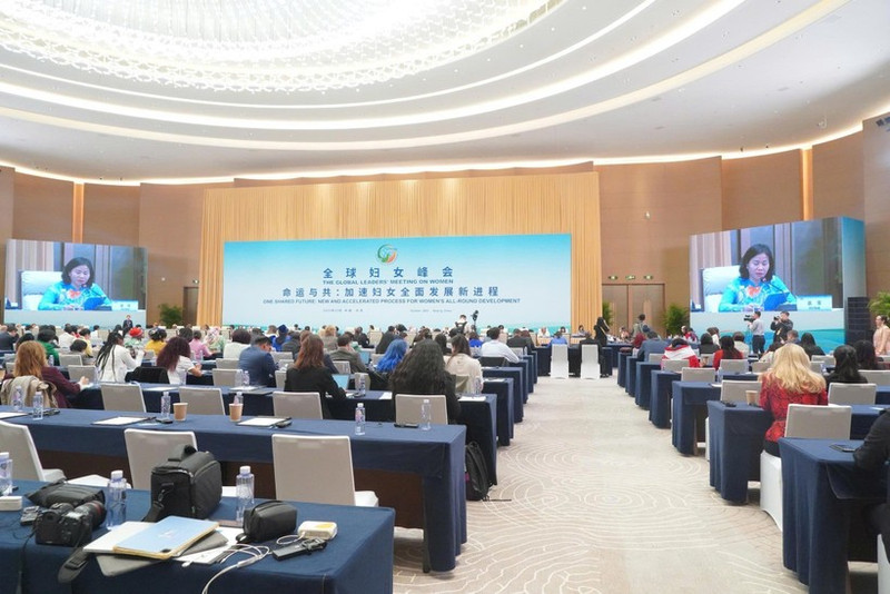 La présidente de l’Union des femmes du Vietnam, Nguyen Thi Tuyen, participe à la Réunion mondiale des dirigeants sur les femmes 2025 à Pékin. Photo : VNA.