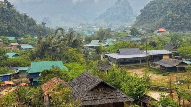 Un coin du site touristique communautaire de Muong Long, commune de Muong Long, province de Nghe An. Photo : NDEL.