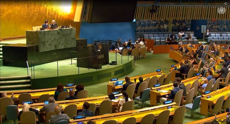 Séance plénière de l'Assemblée générale des Nations Unies. Photo : VNA.