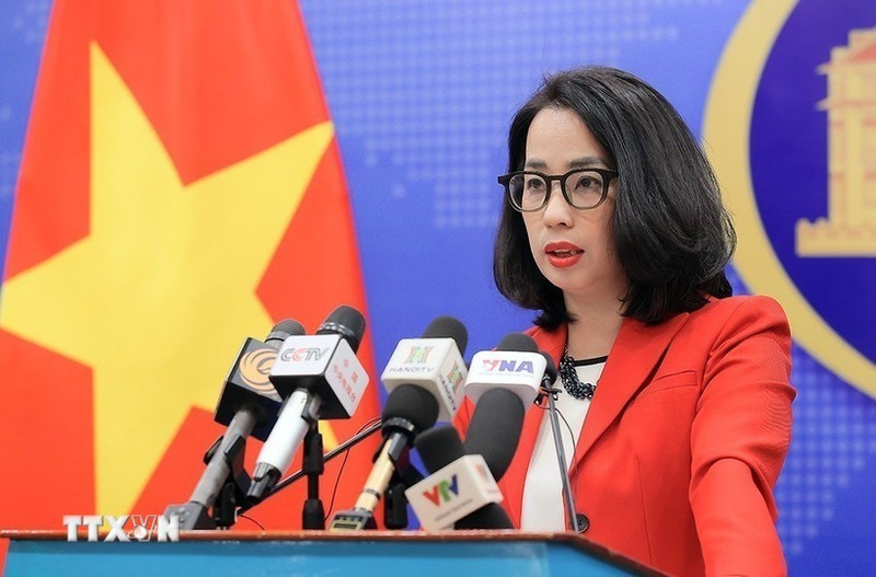 La porte-parole du ministère vietnamien des Affaires étrangères, Pham Thu Hang. Photo : VNA.