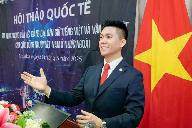 L’ambassadeur de la langue vietnamienne, Nguyen Duy Anh. Photo : baoquocte.vn