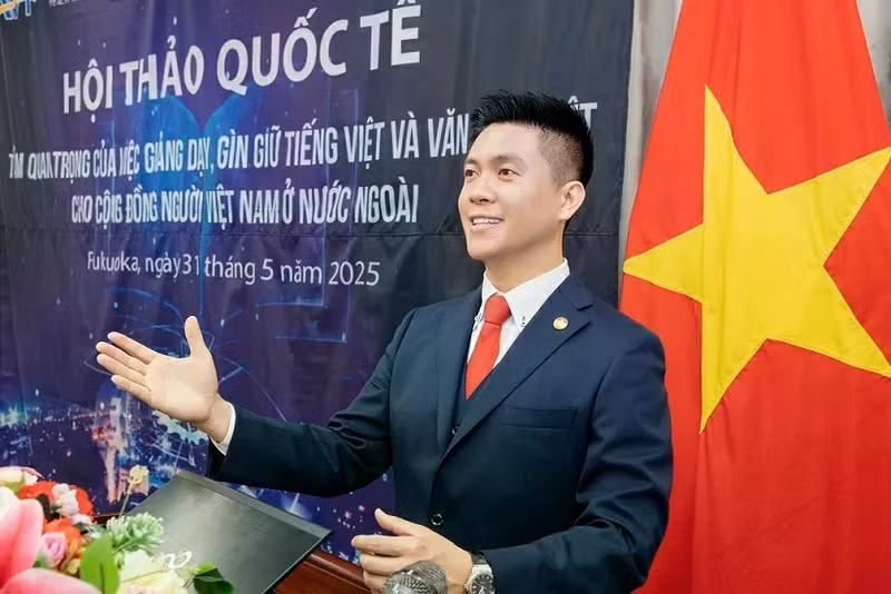 L’ambassadeur de la langue vietnamienne, Nguyen Duy Anh. Photo : baoquocte.vn
