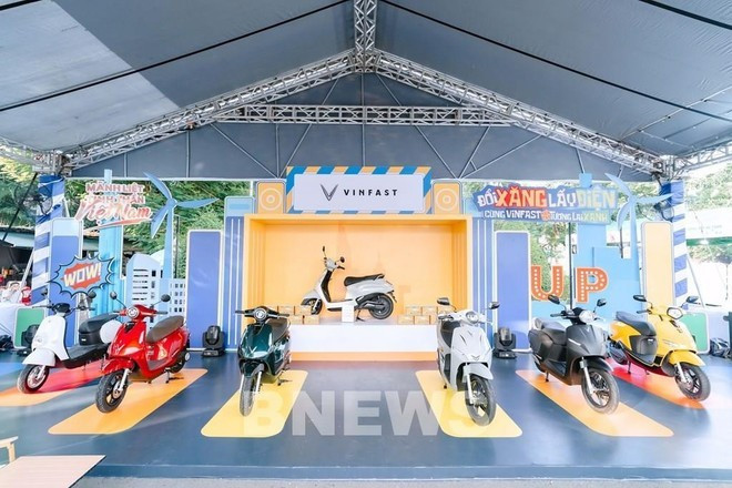 Produits actuels de scooters électriques VinFast. Photo : VNA.
