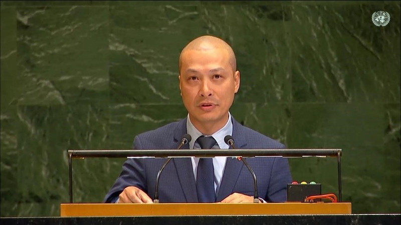 Le ministre conseiller Nguyen Hoang Nguyen, représentant permanent adjoint du Vietnam auprès des Nations Unies. Photo : VNA.