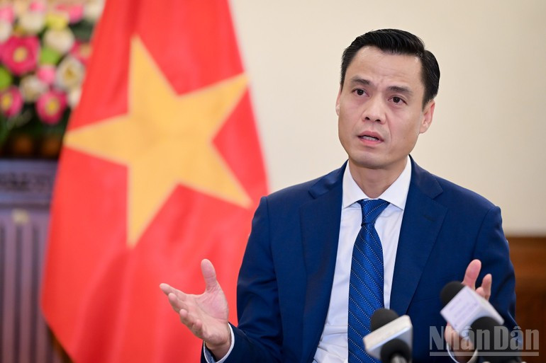 Le vice-ministre des Affaires étranger, Dang Hoang Giang. Photo : NDEL.