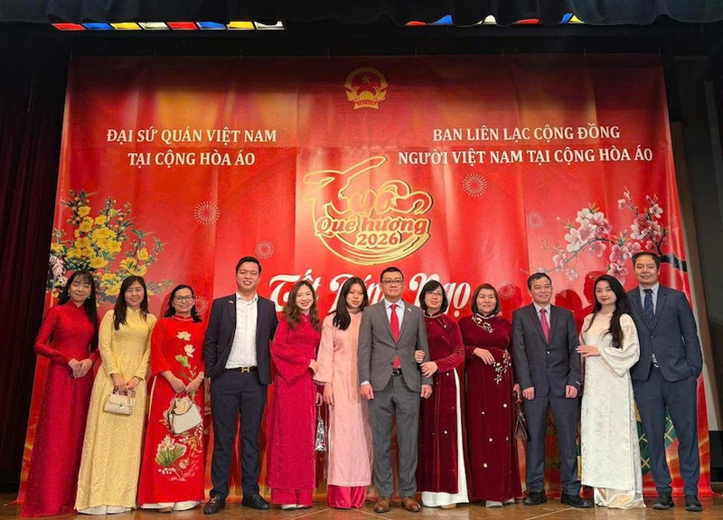 Lors du programme. Photo : VOV.