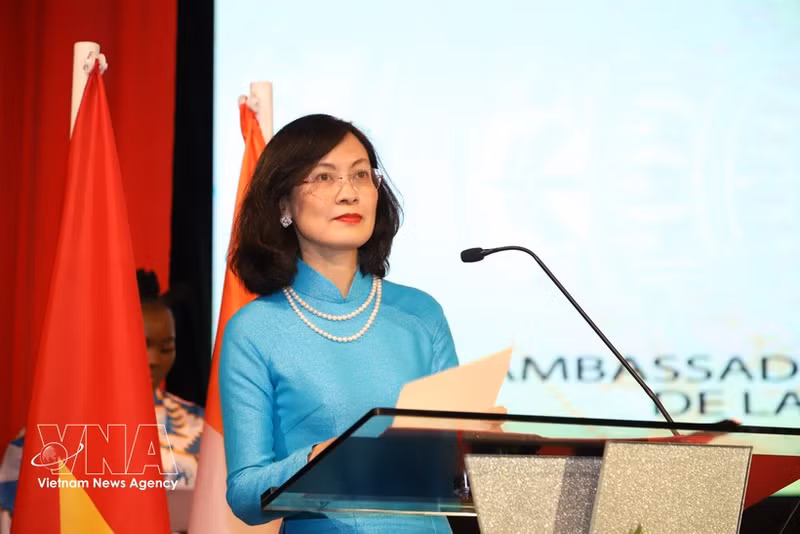 L'ambassadrice du Vietnam au Maroc, Le Kim Quy. Photo : VNA.