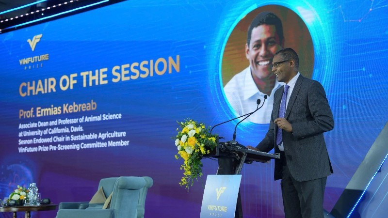 Le professeur Ermias Kebreab. Photo : NDEL