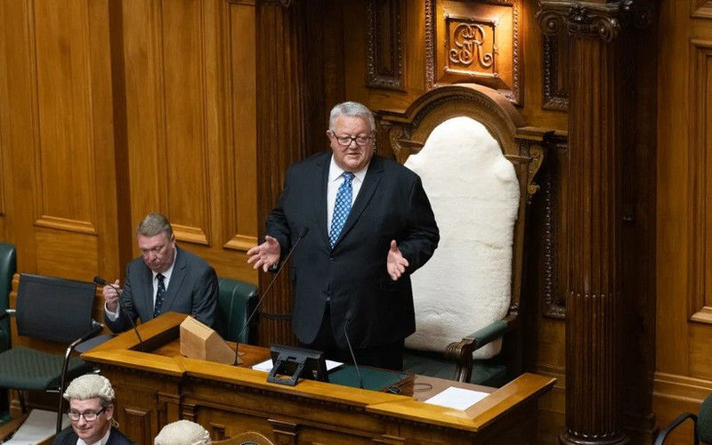 Le président de la Chambre des représentants de Nouvelle-Zélande, Gerry Brownlee. Photo : rnz.co.nz
