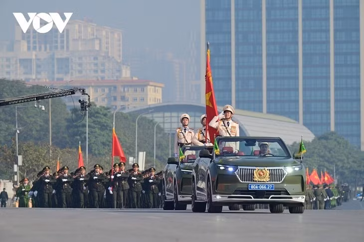 Répétition générale en vue du XIVe Congrès national du Parti. Photo: VOV